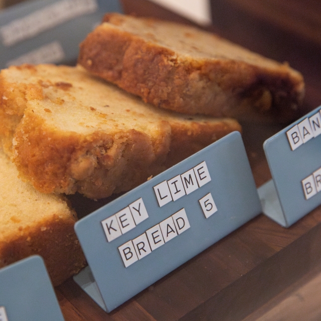 slices of key lime bread
